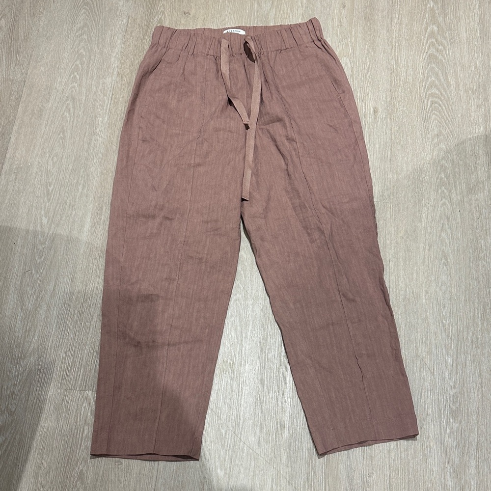 Babaton Straight Leg Pants in Mauve